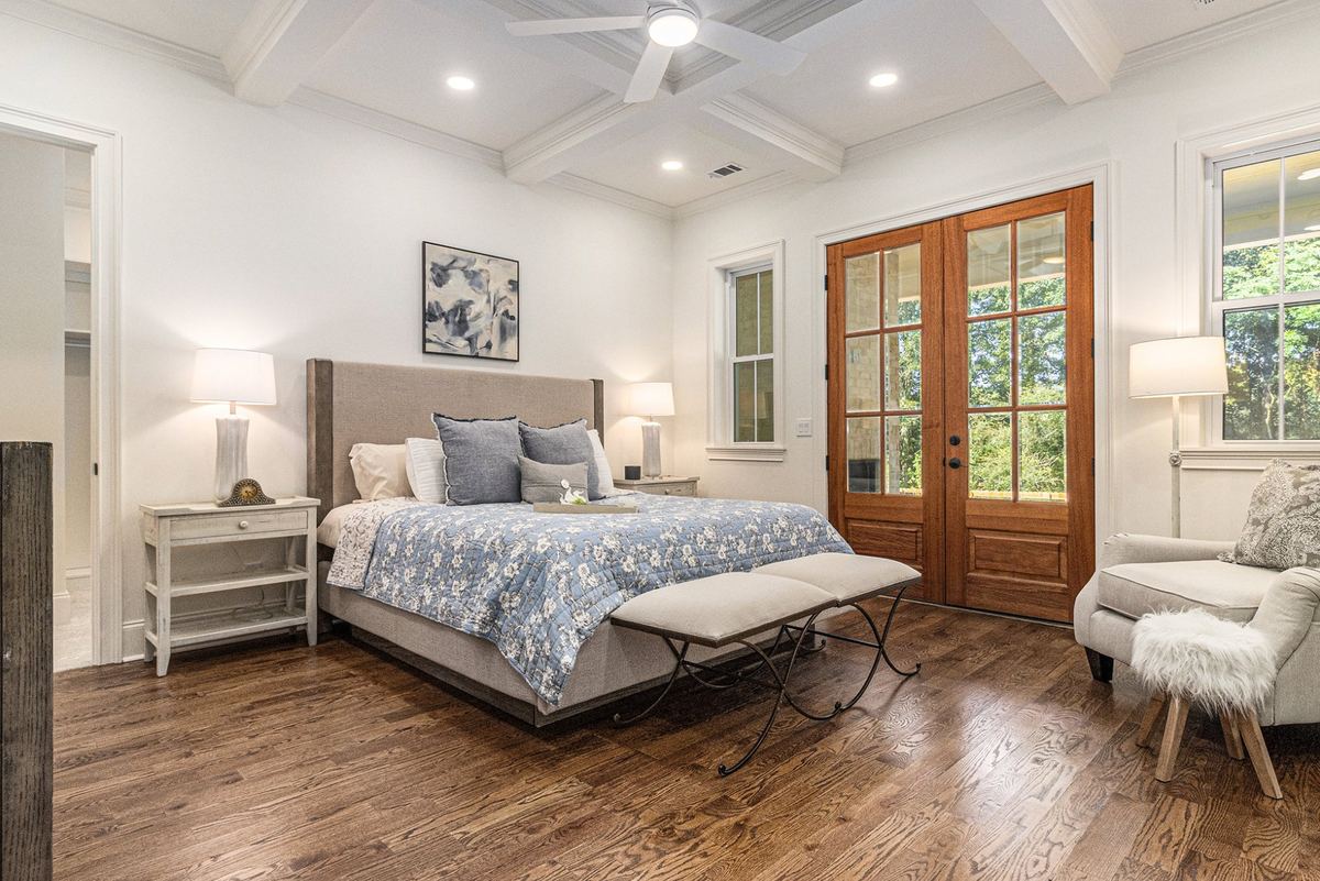 Master bedroom custom spec home - Cherokee County GA builder