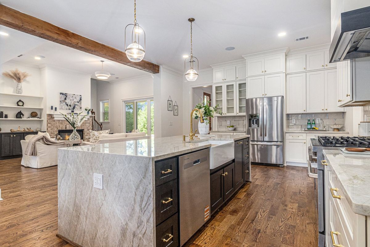 Custom kitchen - spec home build Canton GA by Smith Coleman Properties